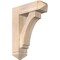 Ekena Millwork Imperial Arts and Crafts Smooth Bracket w/ Offset Brace, Douglas Fir, 7 1/2"W x 24"D x 32"H BKT0806X24X32IMP03SDF - alternate 1